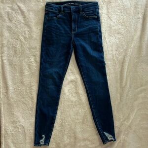 American Eagle Next Level Stretch High Rise Jeggings Jeans size 4 EUC